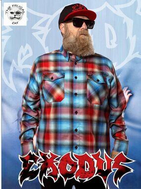 DIXXON FLANNEL x EXODUS Flannel Shirt Collab - Men's 2XL